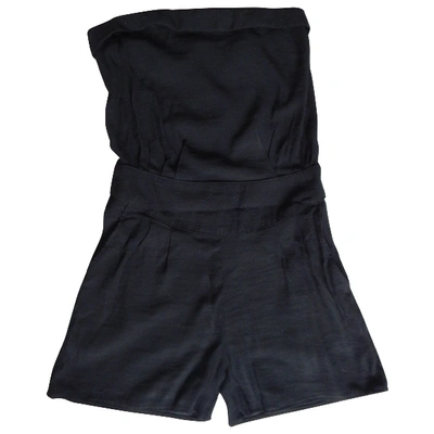 Pre-owned Sandro Jumpsuit In Black