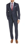 Ted Baker Jones Trim Fit Solid Wool Suit In Navy