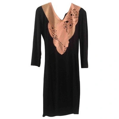 Pre-owned Pierre Balmain Mid-length Dress In Black