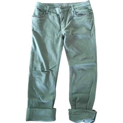 Pre-owned Zadig & Voltaire Khaki Synthetic Jeans