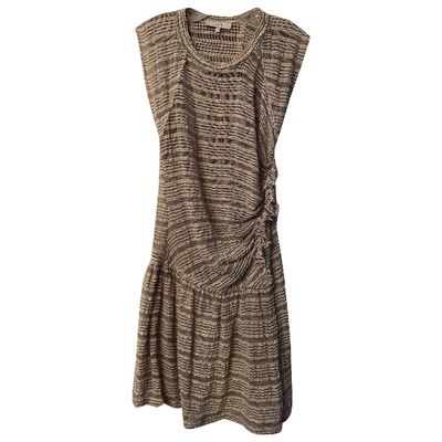 Pre-owned Iro Mid-length Dress In Ecru