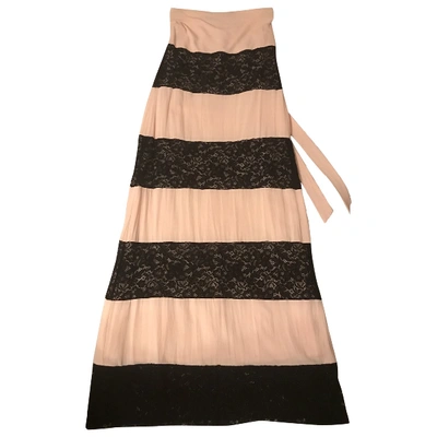 Pre-owned Jucca Maxi Dress In Pink