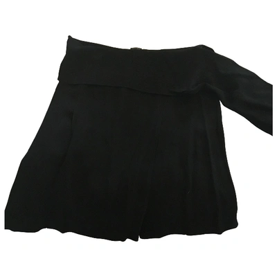 Pre-owned Joseph Mini Skirt In Black