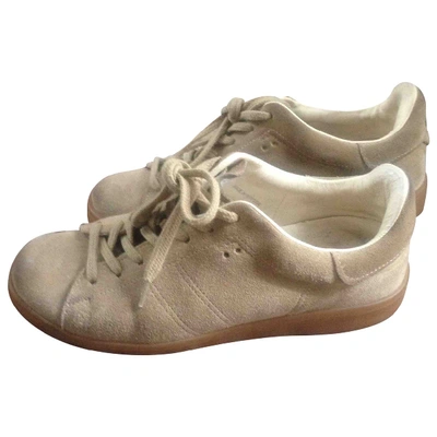 Pre-owned Isabel Marant Bart Beige Suede Trainers