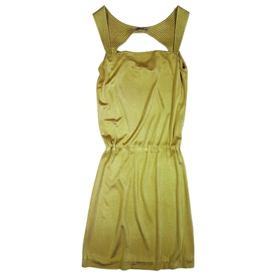 Pre-owned Bottega Veneta Mid-length Dress In Green