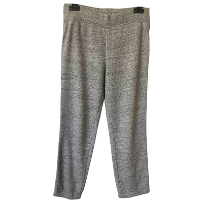 Pre-owned Alexander Wang T Trousers In Grey