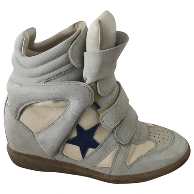 Pre-owned Isabel Marant Bayley Trainers In Grey