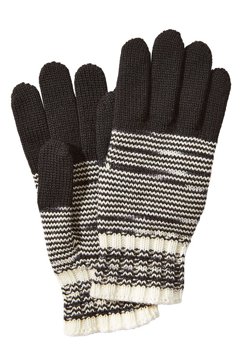 Missoni Wool Variegated Knit Gloves In Multicolored | ModeSens