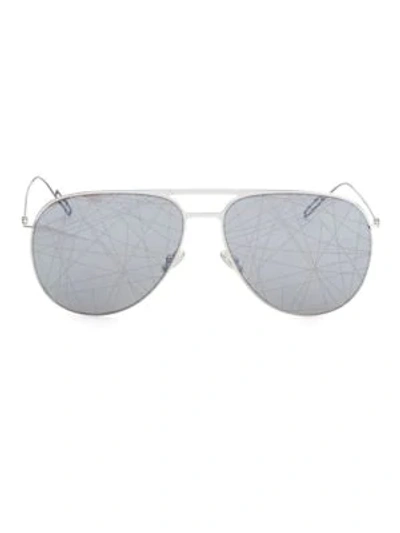 Dior Men's 59mm Aviator Sunglasses In Silver