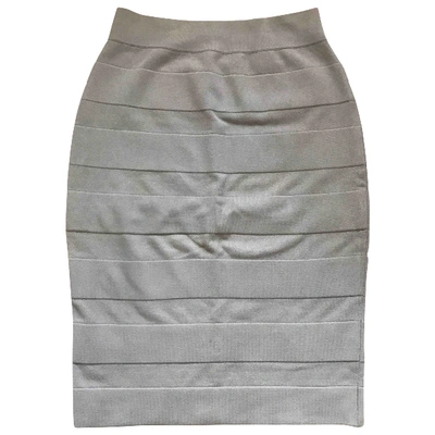 Pre-owned Alaïa Grey Skirt