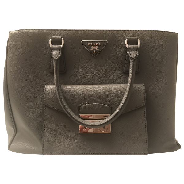 gray prada handbag