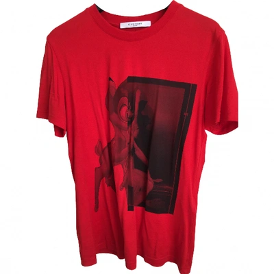 Pre-owned Givenchy Red Cotton Top