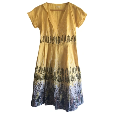 Pre-owned Cacharel Mid-length Dress In Yellow