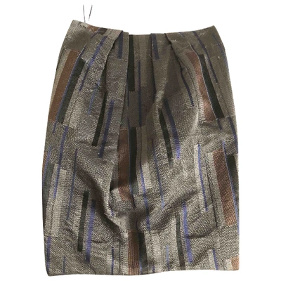 Pre-owned Marni Mid-length Skirt In Grey