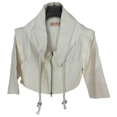 Pre-owned Marni Jacket In White