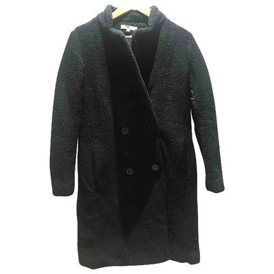 Pre-owned Sandro Coat In Black