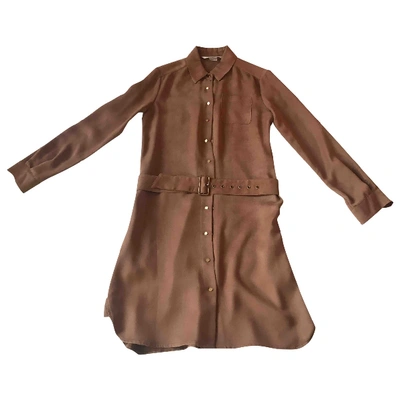 Pre-owned Diane Von Furstenberg Mid-length Dress In Brown