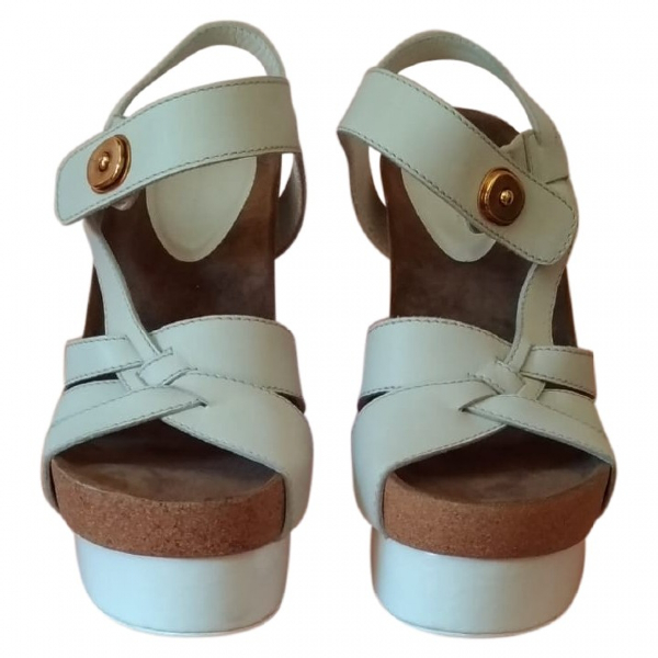 balenciaga sandals white