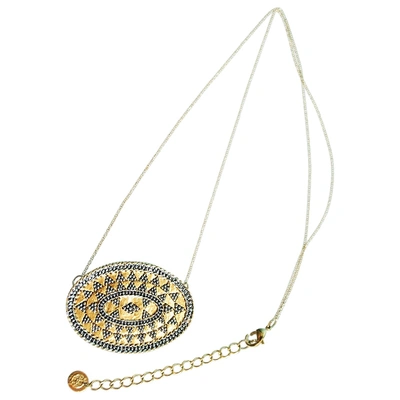 Pre-owned House Of Harlow 1960 Necklace In Gold