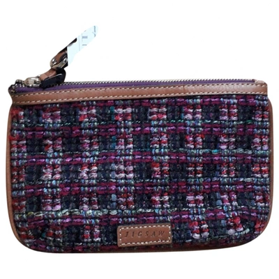 Pre-owned Jigsaw Tweed Clutch Bag In Multicolour