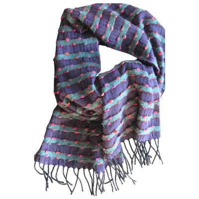 Pre-owned Emmanuelle Khanh Wool Scarf In Multicolour