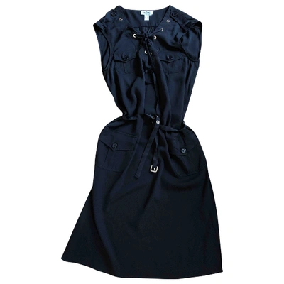 Pre-owned Moschino Silk Mini Dress In Black