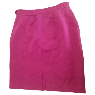Pre-owned Saint Laurent Mini Skirt In Pink