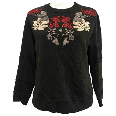 Pre-owned Alexander Mcqueen Black Cotton Knitwear