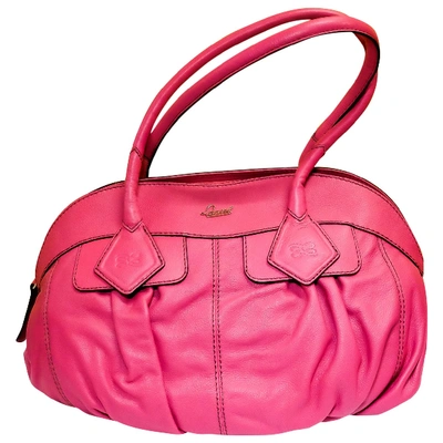 Pre-owned Lancel Leather Handbag In Pink