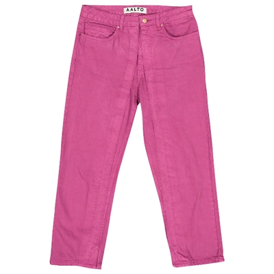 Pre-owned Aalto Short Jeans In Pink