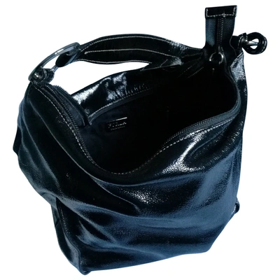Pre-owned Furla Leather Crossbody Bag In Black