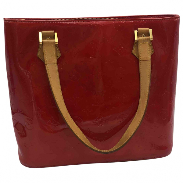 Pre-owned Louis Vuitton Red Patent Leather Handbag | ModeSens