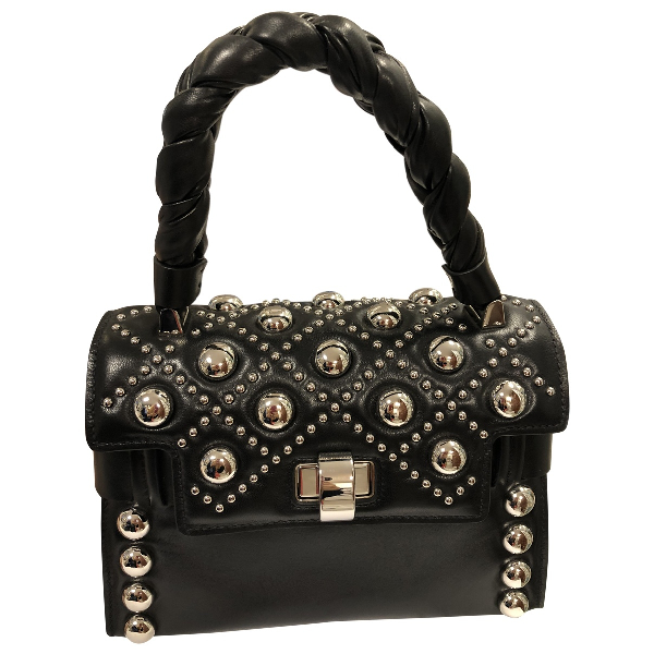 Pre-owned Miu Miu Black Leather Handbag | ModeSens