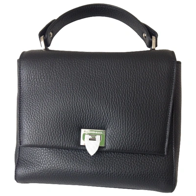 Pre-owned Philippe Model Leather Handbag In Black