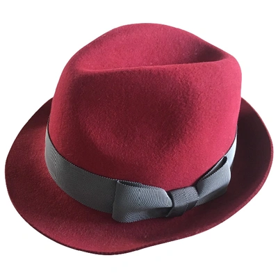 Pre-owned Zadig & Voltaire Wool Hat In Red