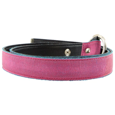 Pre-owned Lanvin Leather Belt In Pink