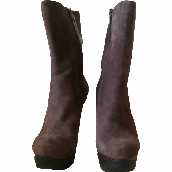 stuart weitzman brown suede boots