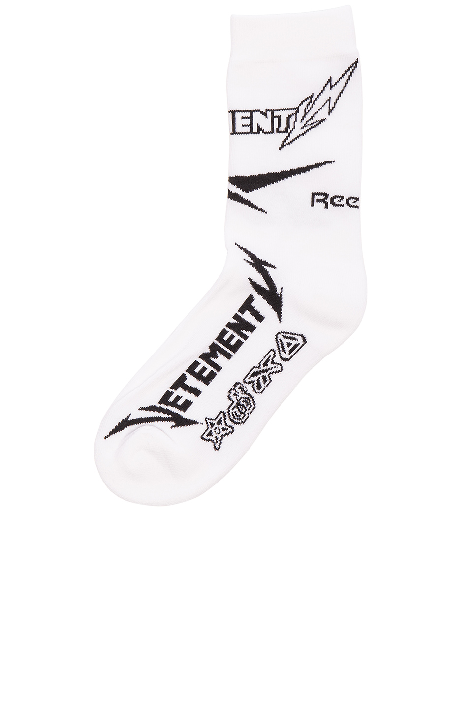 black reebok socks