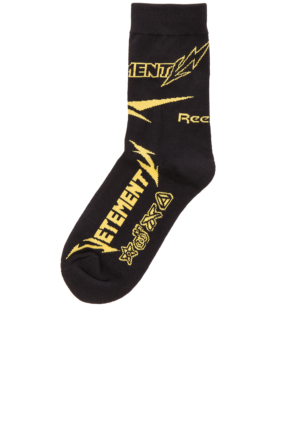 vetements reebok metal socks