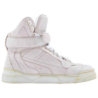 Pre-owned Givenchy Leather Trainers In Pink