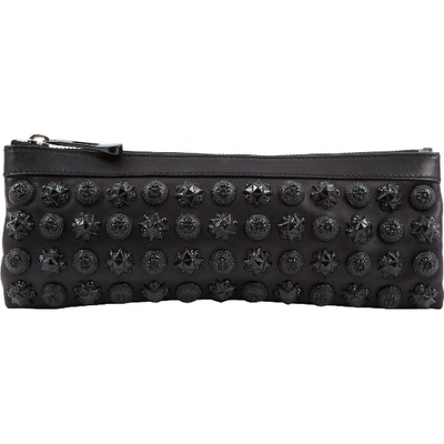 Pre-owned Burberry Black Leather Clutch Bag