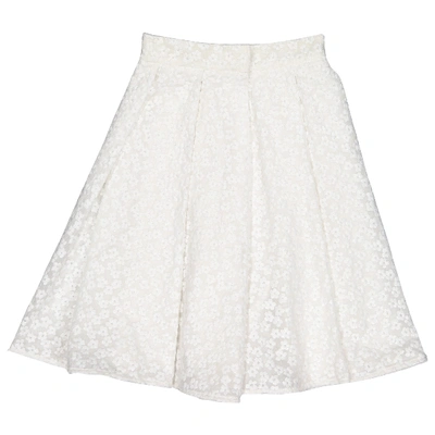 Pre-owned Jw Anderson Mini Skirt In White