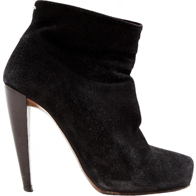 Pre-owned Maison Margiela Ankle Boots In Black