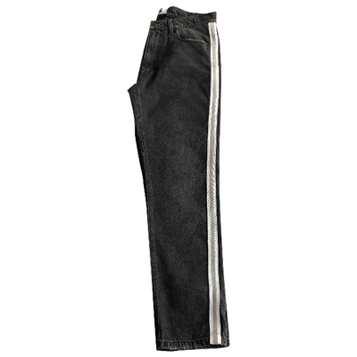 Pre-owned Msgm Grey Cotton Jeans