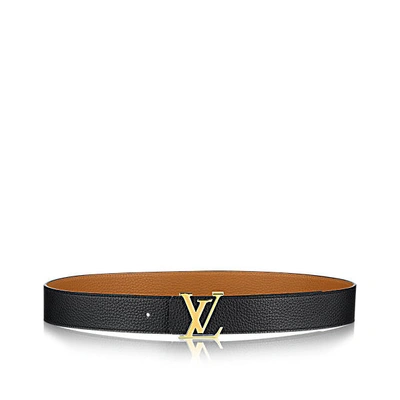 Louis Vuitton Lv Initiales 40mm Reversible In Black
