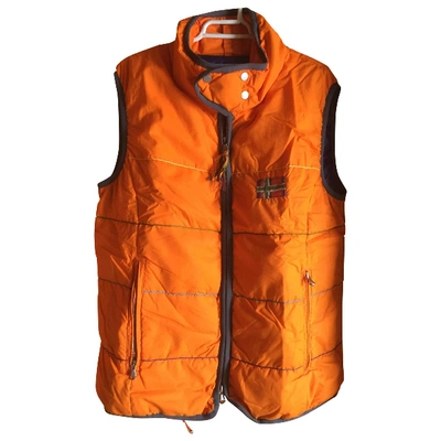 Pre-owned Napapijri Orange Cotton Jacket