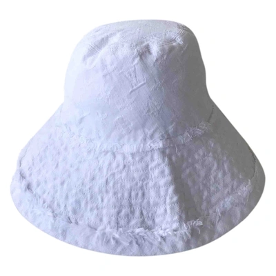 Pre-owned Louis Vuitton Hat In White
