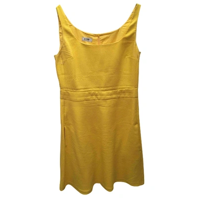 Pre-owned Moschino Cheap And Chic Mid-length Dress In Yellow