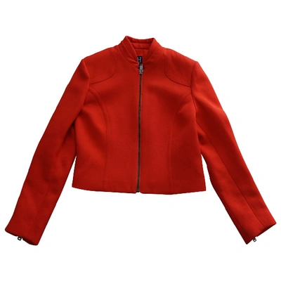 Pre-owned Tommy Hilfiger Wool Jacket In Red