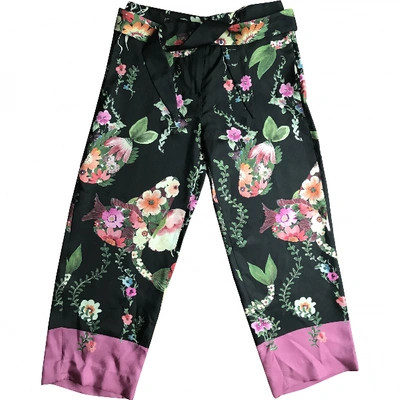 Pre-owned True Royal Silk Large Pants In Multicolour